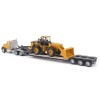 Diecast Masters 84418 - CAT CT681 Day Cab Tractor with Lowboy Trailer and CAT 950G Wheel Loader - Scale 1:87