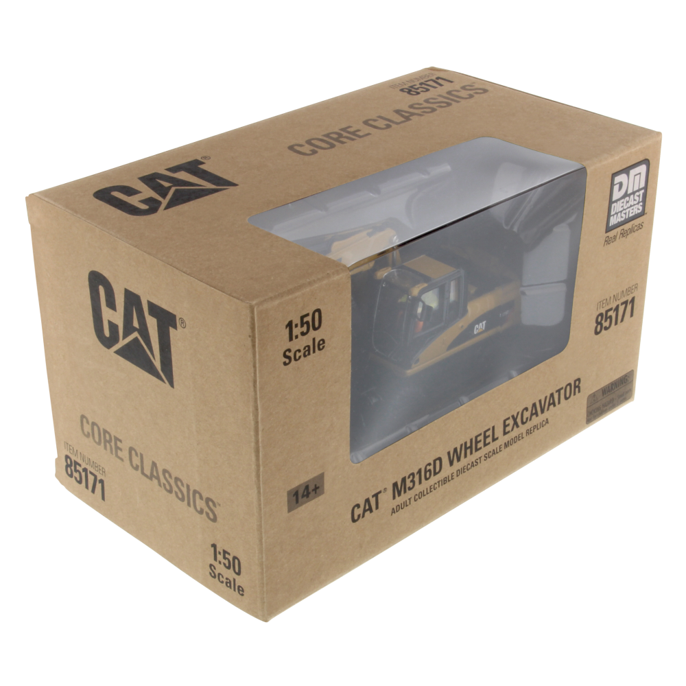 Diecast Masters 85171 C - Caterpillar M316D Wheel Excavator Core Classic Edition - Scale 1:50