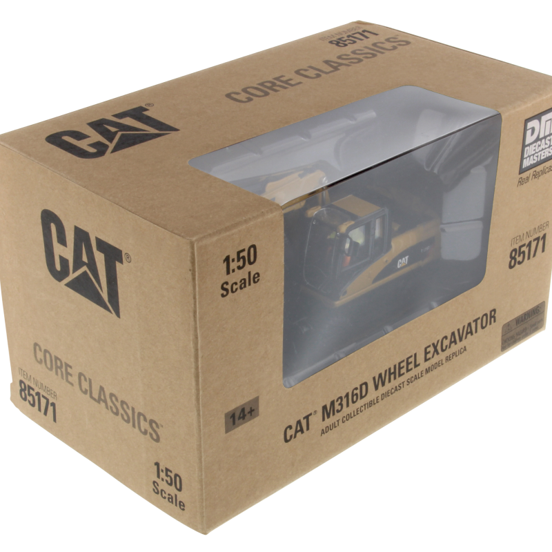 Diecast Masters 85171 C - Caterpillar M316D Wheel Excavator Core Classic Edition - Scale 1:50