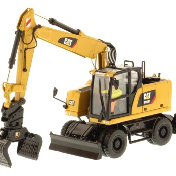Diecast Masters 85508 - Caterpillar Cat M318F Wheeled Excavator High Line Series - Scale 1:50