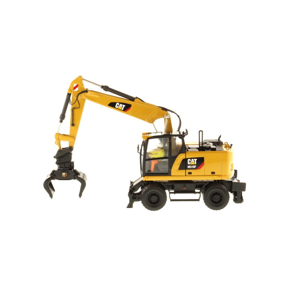 Diecast Masters 85508 - Caterpillar Cat M318F Wheeled Excavator High Line Series - Scale 1:50