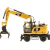 Diecast Masters 85508 - Caterpillar Cat M318F Wheeled Excavator High Line Series - Scale 1:50