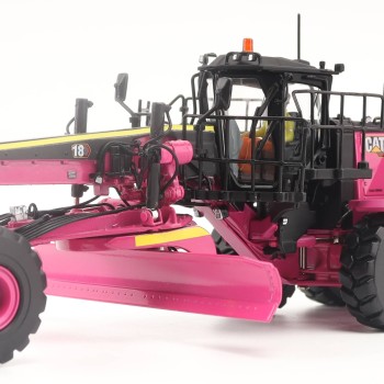 Diecast Masters 85521 P - Caterpillar  CAT 18M3 Motor Grader Pink Australian 500 pieces Limited Version - Scale 1:50