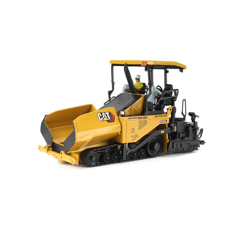 Diecast Masters 85590-MH - CAT AP655F Tracked Asphalt Paver Modern HEX Yellow - Scale 1:50