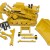 Diecast Masters 85741 - Caterpillar CAT D11R Bull Dozer Trailer Load Components - Scale 1:50