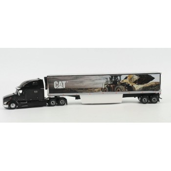 Diecast Masters 85768 - Peterbilt 579 Ultra Loft Truck with CAT Mural Trailer New Nov 2025 - Scale 1:50