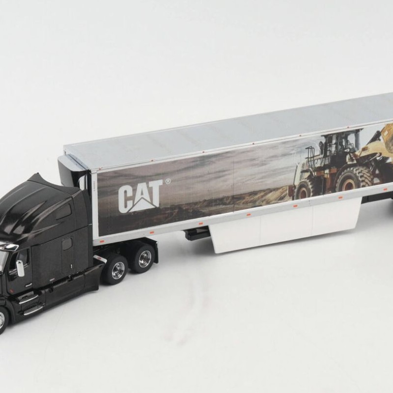 Diecast Masters 85768 - Peterbilt 579 Ultra Loft Truck with CAT Mural Trailer New Nov 2025 - Scale 1:50