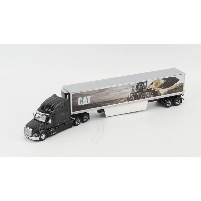 Diecast Masters 85768 - Peterbilt 579 Ultra Loft Truck with CAT Mural Trailer New Nov 2025 - Scale 1:50