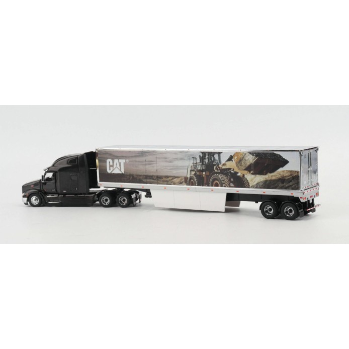 Diecast Masters 85768 - Peterbilt 579 Ultra Loft Truck with CAT Mural Trailer New Nov 2025 - Scale 1:50