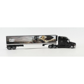 Diecast Masters 85768 - Peterbilt 579 Ultra Loft Truck with CAT Mural Trailer New Nov 2025 - Scale 1:50
