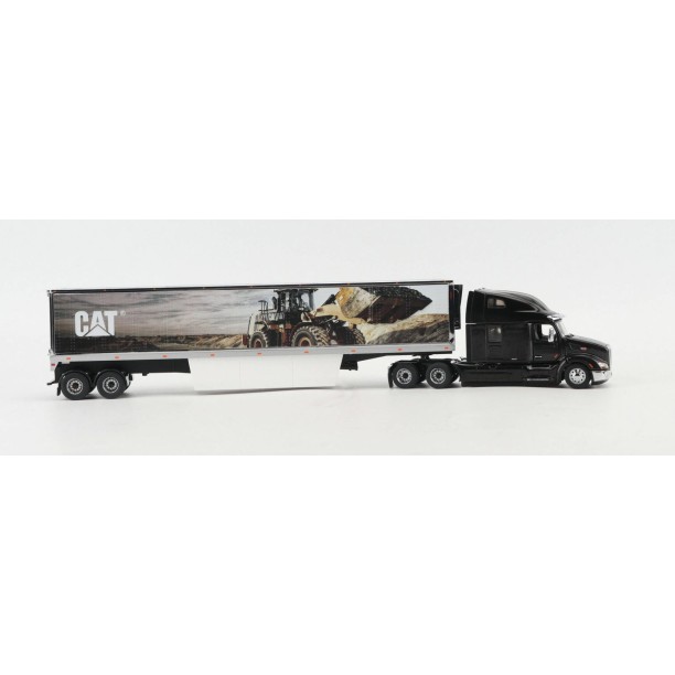 Diecast Masters 85768 - Peterbilt 579 Ultra Loft Truck with CAT Mural Trailer New Nov 2025 - Scale 1:50