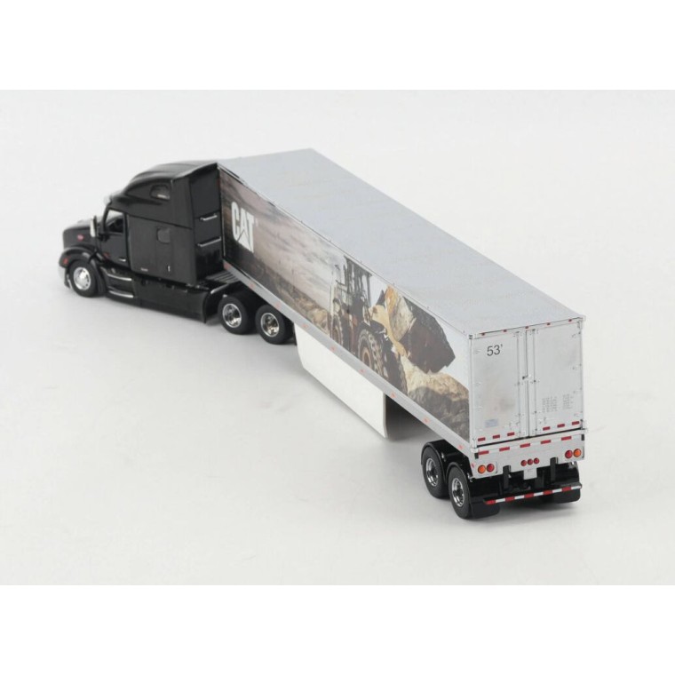 Diecast Masters 85768 - Peterbilt 579 Ultra Loft Truck with CAT Mural Trailer New Nov 2025 - Scale 1:50