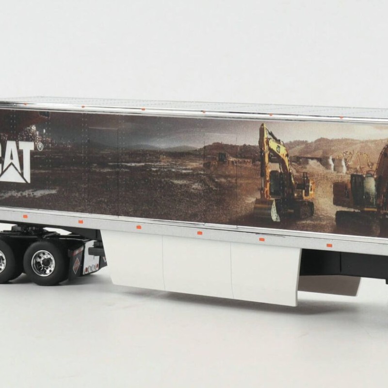 Diecast Masters 85769 - International Lonestar Truck with CAT Mural Trailer New Nov 2025 - Scale 1:50