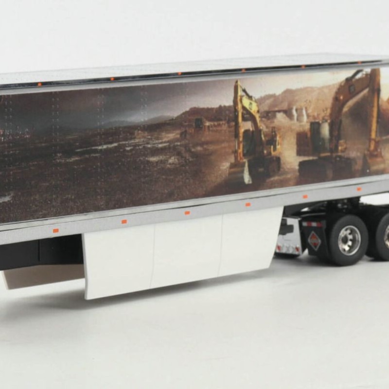 Diecast Masters 85769 - International Lonestar Truck with CAT Mural Trailer New Nov 2025 - Scale 1:50