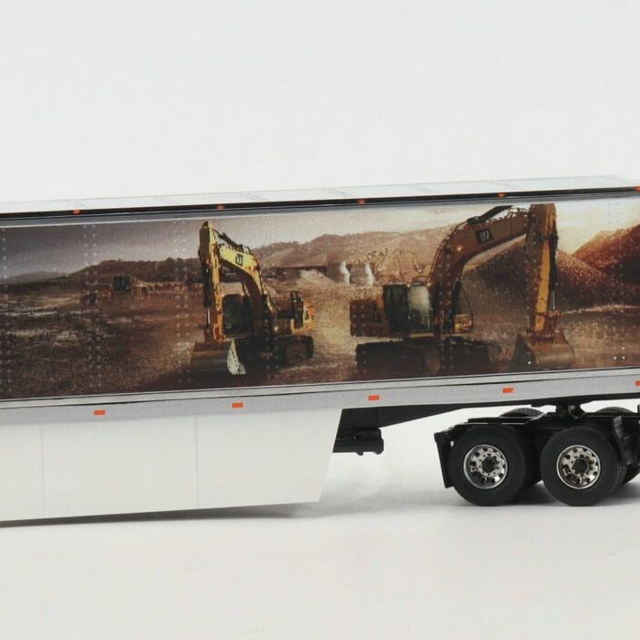 Diecast Masters 85769 - International Lonestar Truck with CAT Mural Trailer New Nov 2025 - Scale 1:50