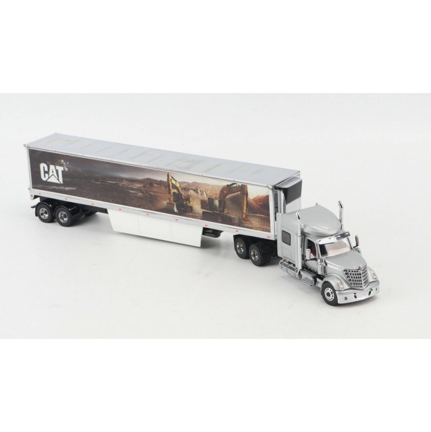 Diecast Masters 85769 - International Lonestar Truck with CAT Mural Trailer New Nov 2025 - Scale 1:50