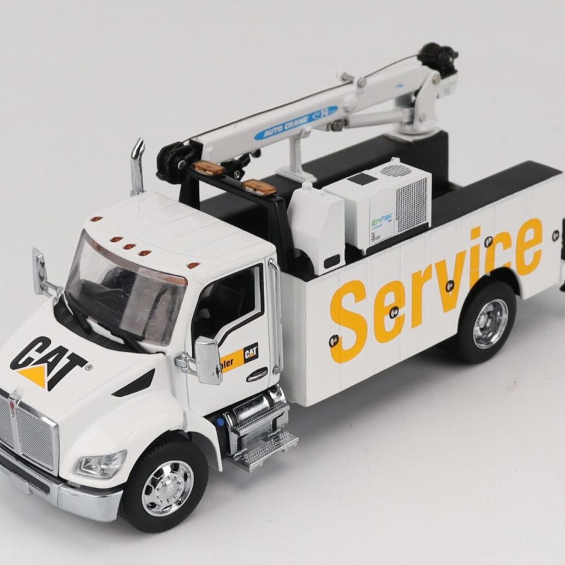 Diecast Masters 85786 - Cat Kenworth T380 Service Truck – White - New 2025 Scale 1:50