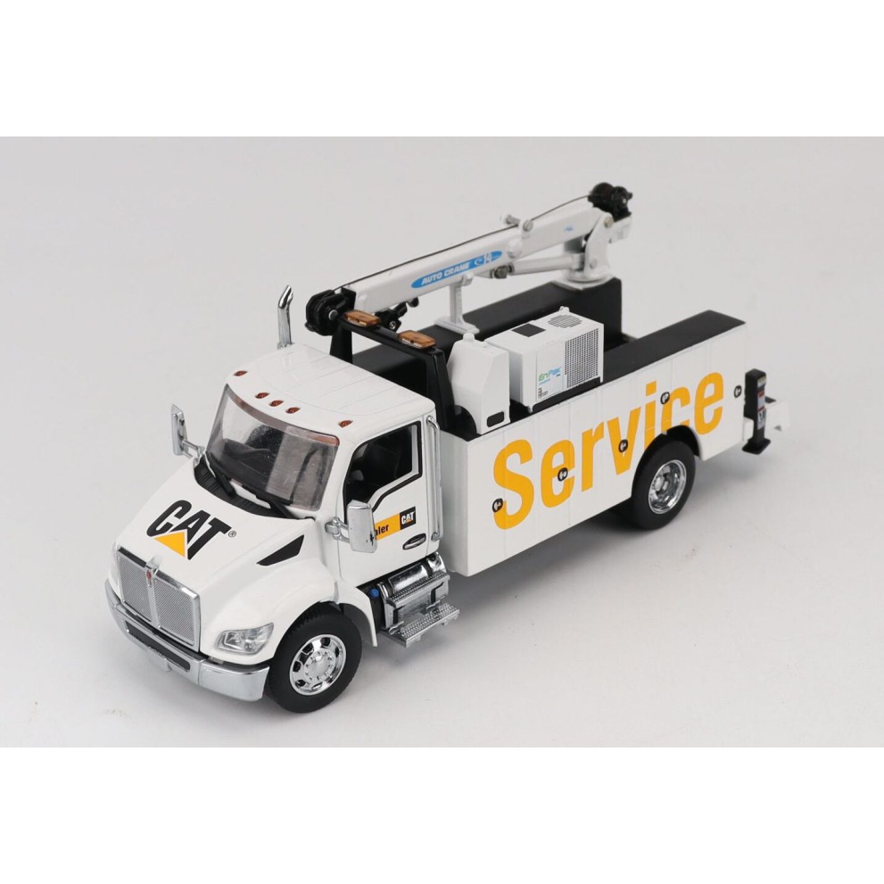 Diecast Masters 85786 - Cat Kenworth T380 Service Truck – White - New 2025 Scale 1:50