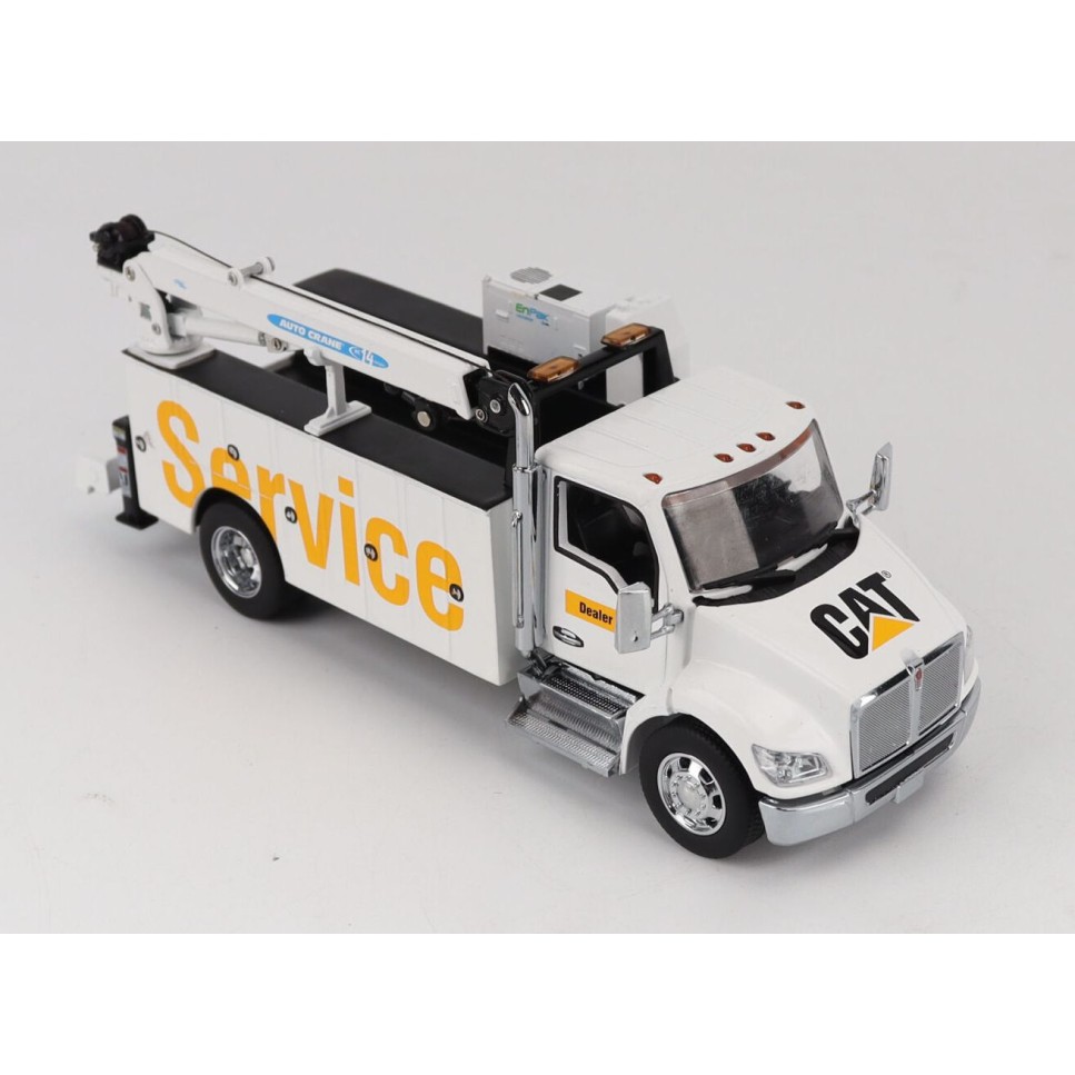 Diecast Masters 85786 - Cat Kenworth T380 Service Truck – White - New 2025 Scale 1:50