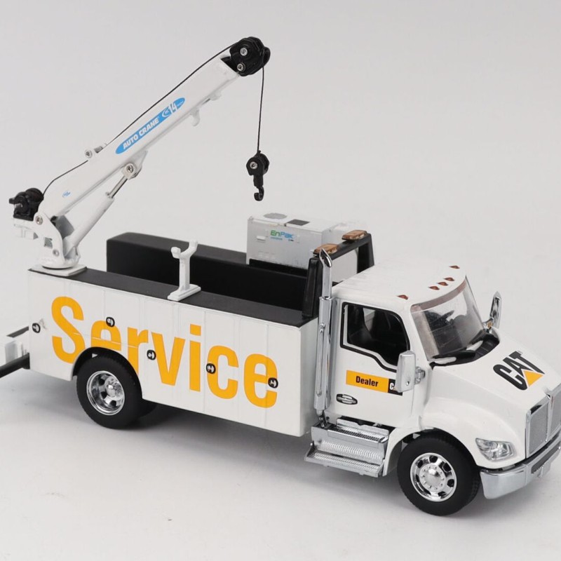 Diecast Masters 85786 - Cat Kenworth T380 Service Truck – White - New 2025 Scale 1:50