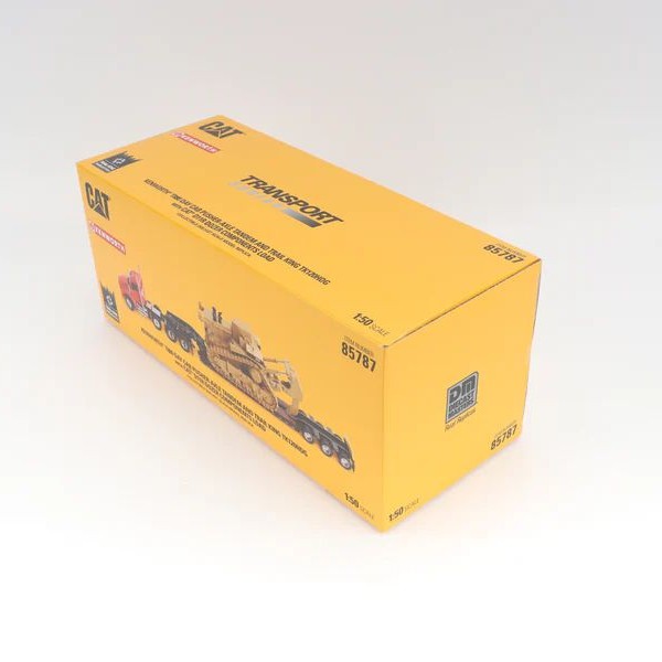 Diecast Masters 85787 - Kenworth T880 Truck and Lowboy Trailer with CAT D11R Dozer Components Load New Nov 2025 - Scale 1:50