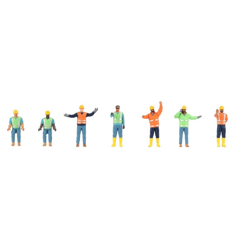 Diecast Masters 85790 Construction Worker Figures Set - New Q1 2026 - Scale 1:50