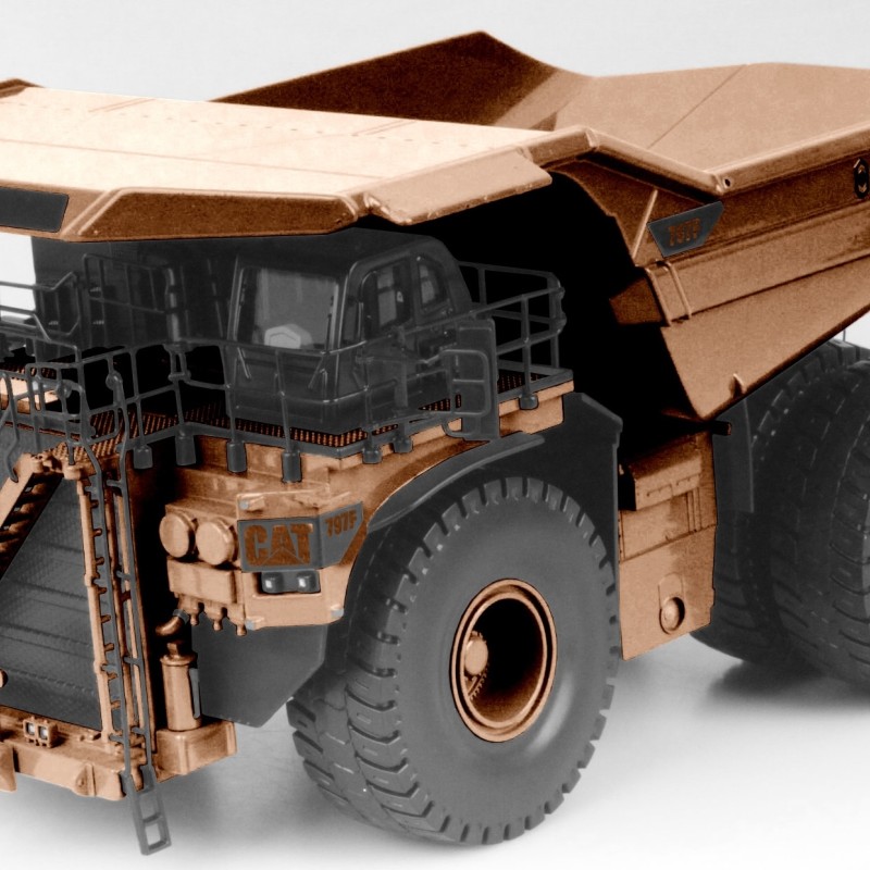 Diecast Masters 85799 - Cat797 Tier 4 Mining Dump Truck Antique Copper Special Limited Edition - JAN 26 - Scale 1:50