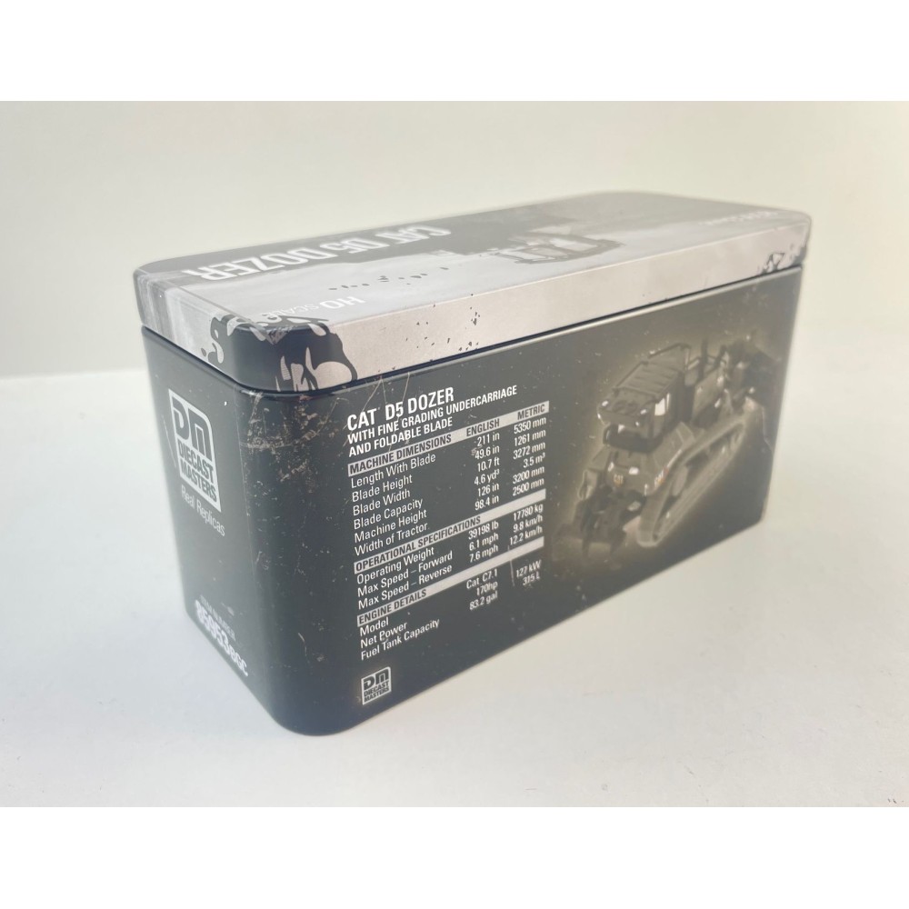 Diecast Masters 85953BGC - CAT D5 LGP Track-Type Tractor With Centennial Grey Limited 2025 - Scale 1:87