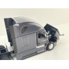 Diecast Masters 71047 - Freightliner Cascadia Truck Black with a White Cargo Trailer - Scale 1:50