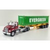 Diecast Masters 71049 - Western Star 4700 Truck with 40 ft Trailer & Evergreen Container - Scale 1:50