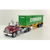 Diecast Masters 71049 - Western Star 4700 Truck with 40 ft Trailer & Evergreen Container - Scale 1:50