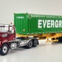 Diecast Masters 71049 - Western Star 4700 Truck with 40 ft Trailer & Evergreen Container - Scale 1:50