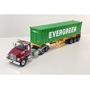 Diecast Masters 71049 - Western Star 4700 Truck with 40 ft Trailer & Evergreen Container - Scale 1:50