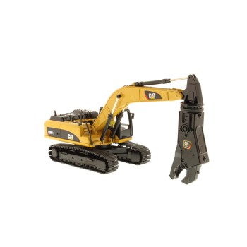 Diecast Masters 85277 C - Caterpillar Cat 330D L Hydraulic Excavator with Demolition Shear - Scale 1:50