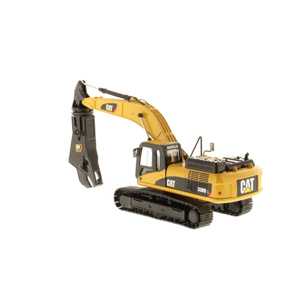 Diecast Masters 85277 C - Caterpillar Cat 330D L Hydraulic Excavator with Demolition Shear - Scale 1:50