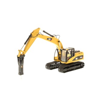 Diecast Masters 85280 C - CAT Caterpillar 320D L Tracked Hydraulic Excavator with Hammer - Scale 1:50