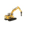 Diecast Masters 85280 C - CAT Caterpillar 320D L Tracked Hydraulic Excavator with Hammer - Scale 1:50