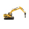 Diecast Masters 85280 C - CAT Caterpillar 320D L Tracked Hydraulic Excavator with Hammer - Scale 1:50
