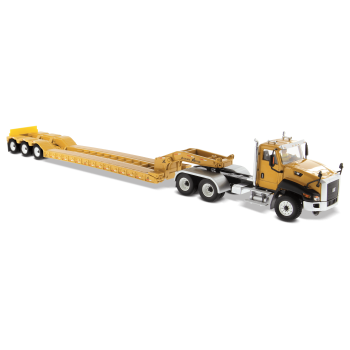 Diecast Masters 85503 C - Cat CT660 6x4 Day Cab Truck with XL Lowboy Trailer - Scale 1:50