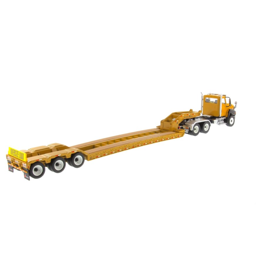 Diecast Masters 85503 C - Cat CT660 6x4 Day Cab Truck with XL Lowboy Trailer - Scale 1:50