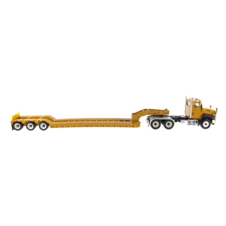 Diecast Masters 85503 C - Cat CT660 6x4 Day Cab Truck with XL Lowboy Trailer - Scale 1:50