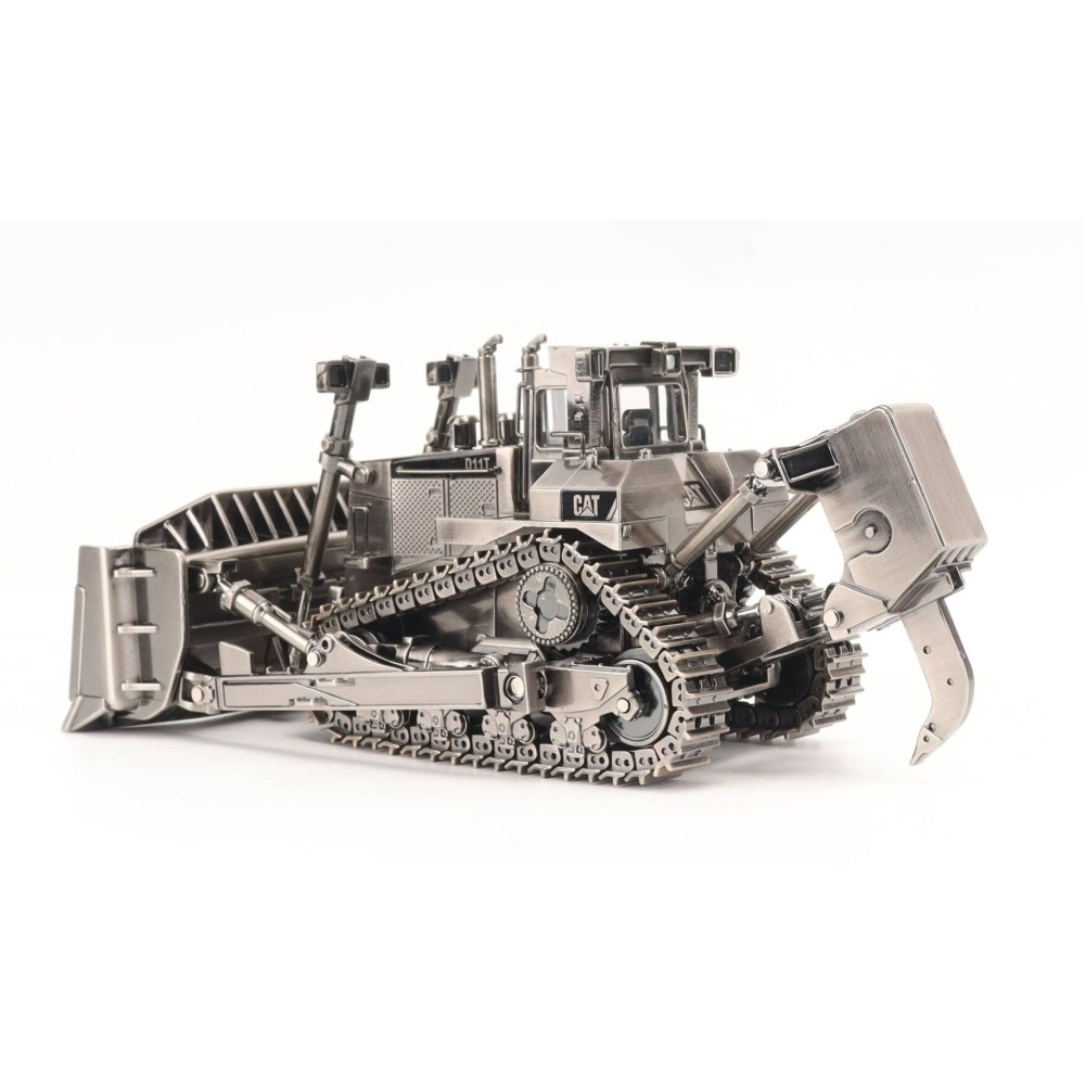 Diecast Masters 85754 - Caterpillar CAT D11T Track Type Tractor Dozer Antique Silver Commemorative Series - Scale 1:50