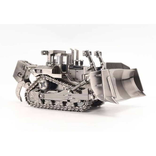 Diecast Masters 85754 - Caterpillar CAT D11T Track Type Tractor Dozer Antique Silver Commemorative Series - Scale 1:50