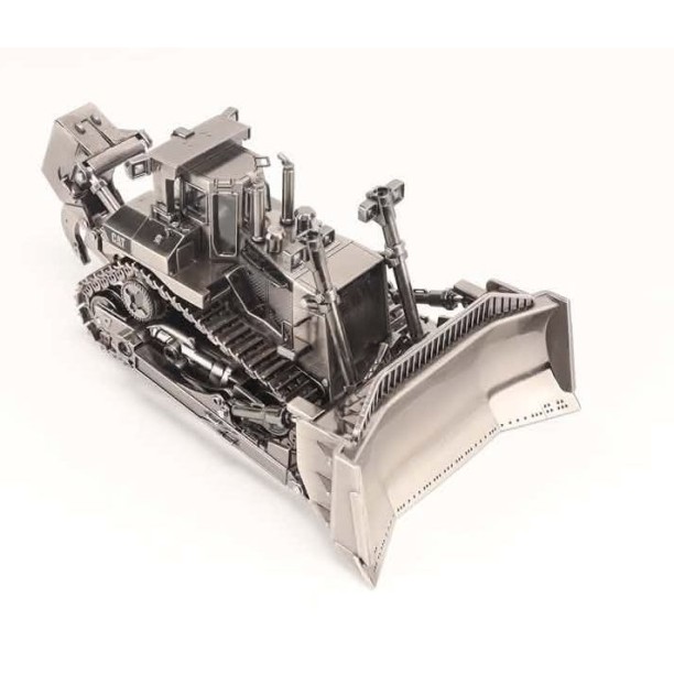 Diecast Masters 85754 - Caterpillar CAT D11T Track Type Tractor Dozer Antique Silver Commemorative Series - Scale 1:50