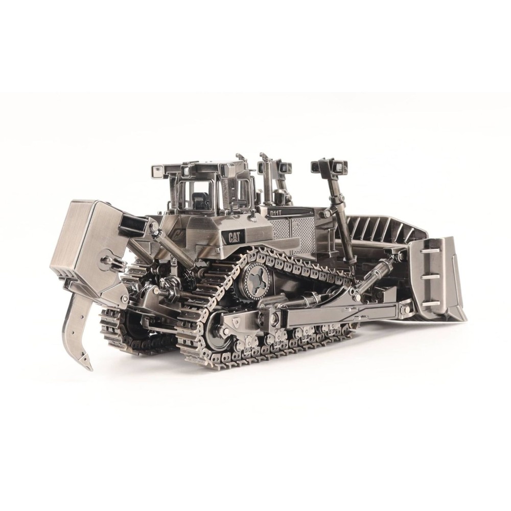Diecast Masters 85754 - Caterpillar CAT D11T Track Type Tractor Dozer Antique Silver Commemorative Series - Scale 1:50