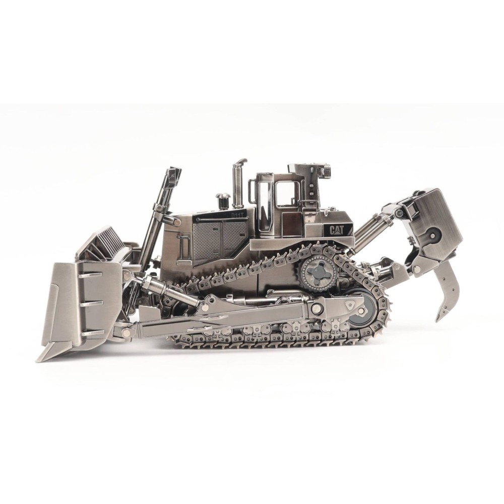 Diecast Masters 85754 - Caterpillar CAT D11T Track Type Tractor Dozer Antique Silver Commemorative Series - Scale 1:50
