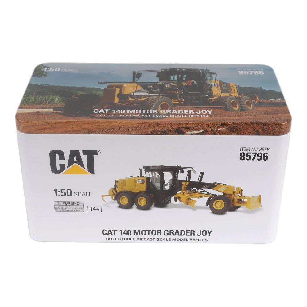 Diecast Masters 85796 - Caterpillar Cat 140 JOY Motor Grader High Line New 2026 - Scale 1:50