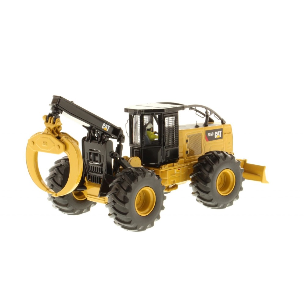 Diecast Masters 85932 - Caterpillar CAT 555D Wheel Skidder Log Harvester High Line - Scale 1:50