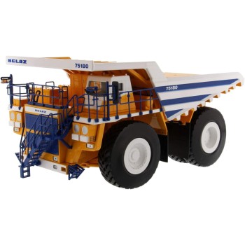 BELAZ 75180 Mining Dump Truck White Body - Scale 1:50 