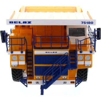 BELAZ 75180 Mining Dump Truck White Body - Scale 1:50 
